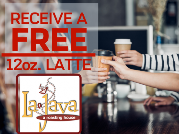 FREE 12oz. LATTE